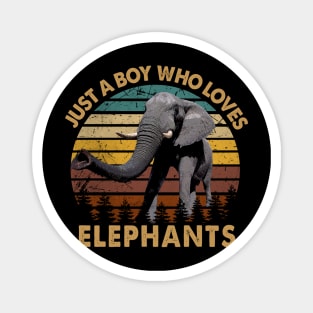 Jumbo Joy Elephant Dreams, Trendy Tee for Wildlife Aficionados Magnet